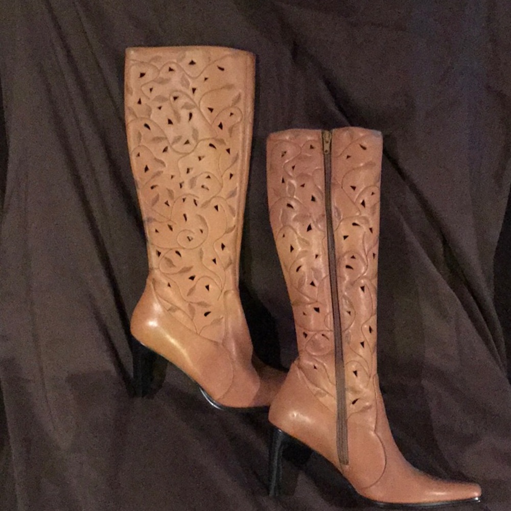 Tan boots